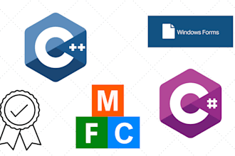 create windows forms, mfc application