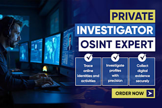 be your online private investigator osint expert