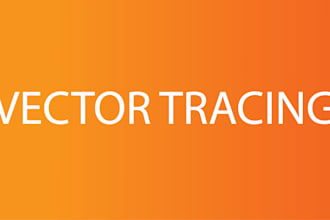 do vector tracing and convert file to vector