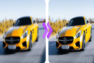 enhance, improve, unblur, restore, sharpen, upscale low quality photos
