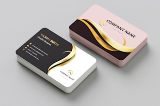 a professional business card