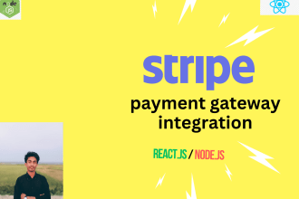 integrate stripe payment for react and nodejs