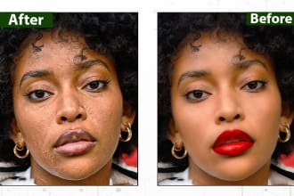 do high end beauty photo retouching photoshop editing