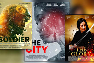 design custom and professional movie posters, film posters