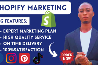 skyrocket your shopify sales, marketing management, facebook meta ads SEO