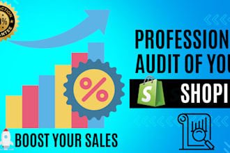 review and audit your shopify store to boost sales