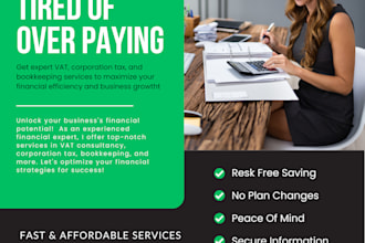 optimize uae vat, corporation tax and organize bookkeeping