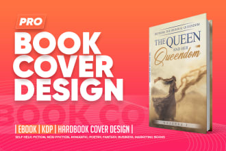 do a book cover design, ebook cover design, kindle book cover design, KDP cover