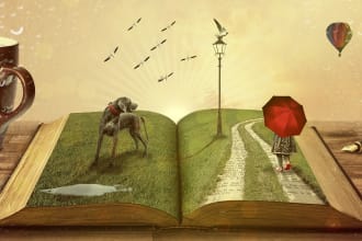 write rhyming verse or prose for a picture book