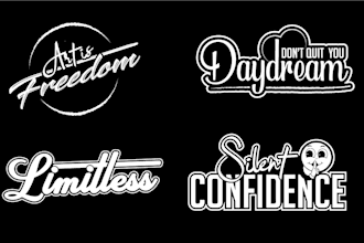 do custom typography art t shirt design