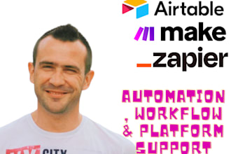 build scripting and automation zapier or make integromat