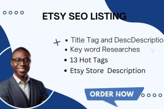 do etsy SEO etsy product listings and etsy product descriptions, etsy promotion