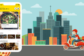 build food delivery app restaurant app grocery delivery, courier delivery app