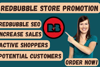 promote your redbubble and teespring store to interested targeted audiences
