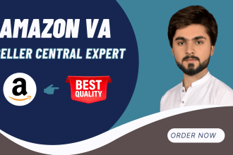 be a virtual assistant for your amazon vendor central, seller central expert