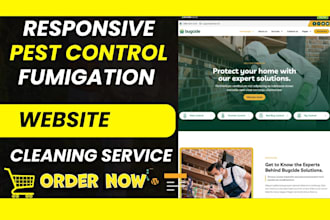 build pest control website pest control fumigation cleaning service website