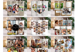 create custom tumbler designs, coffee mug, or water bottles