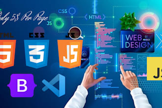 convert the design into a html page for you