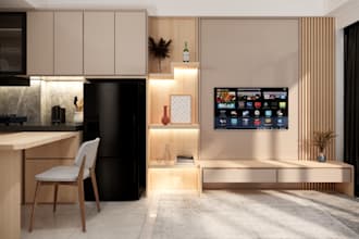 creat 3d interior model