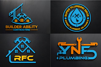 provide the best logo design for home construction plumbing mortgage