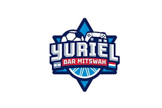 design awesome bar mitzvah logo