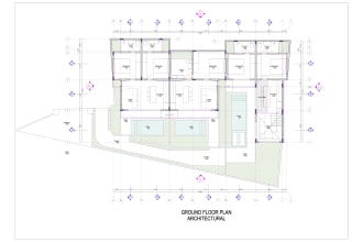 working drawings for architectural planning