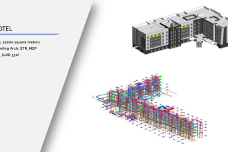 provide revit mep for hvac mechanical , electrical and plumbing design drawings