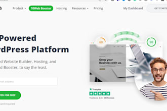 design a website for you on 10web