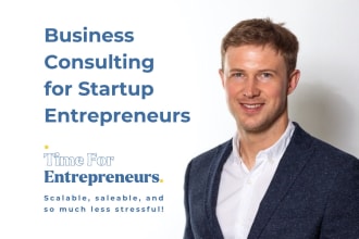 give startup entrepreneurs business consulting and coaching