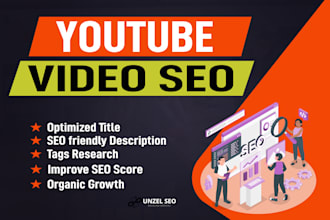 write SEO title, description and tags for your youtube video