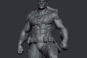 create 3d statue, 3d metahuman, 3d printing, miniature, character modeling