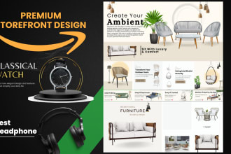 design stunning amazon storefront or amazon brand store