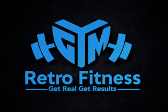 design creative gym, fitness and sports logo design
