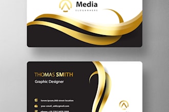 make eye catching visiting card for business