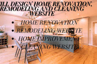 design home renovation, home remodeling and cleaning website