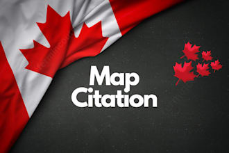 create high quality canada local map citations