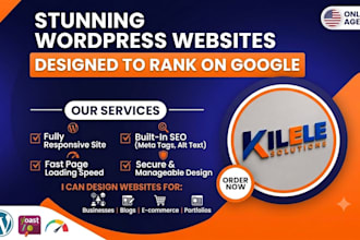 design, redesign, or create a custom wordpress website