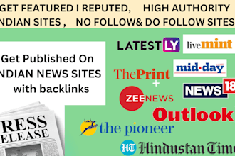 publish your content on indian news sites with high traffic and da  pa