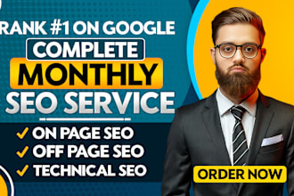 complete white hat monthly seo service technical audit google rankings