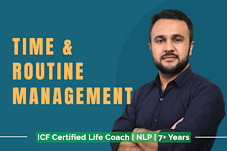 be your life coach for time management, daily planning and task prioritization
