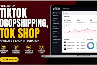 setup tik tok shop, tik tok affiliate and tiktok shop marketing