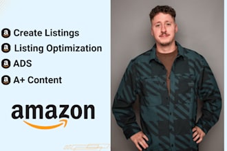 create and optimise your marketplace amazon listing