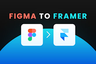 design or develop framer website, figma to framer expert