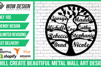 create beautiful metal wall art design