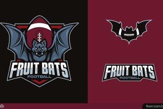 create rugby, american football, and fantasy football logo teams