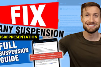 fix your USA or UK google merchant center suspension account