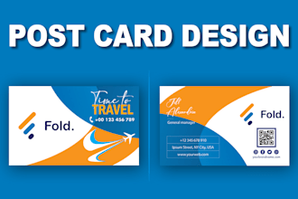 create exceptional business promotional postcard design