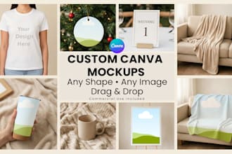 design drag and drop canva mockup templates