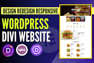customize wordpress website by divi theme builder as wordpress developer