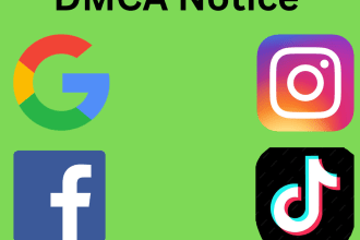 remove leaked,copyright,infringing google,facebook,instagram,tiktok under dmca